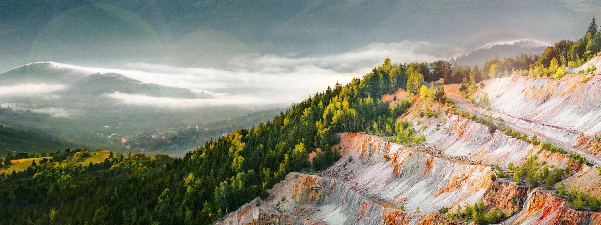 Lush Reclaimed Mine Site